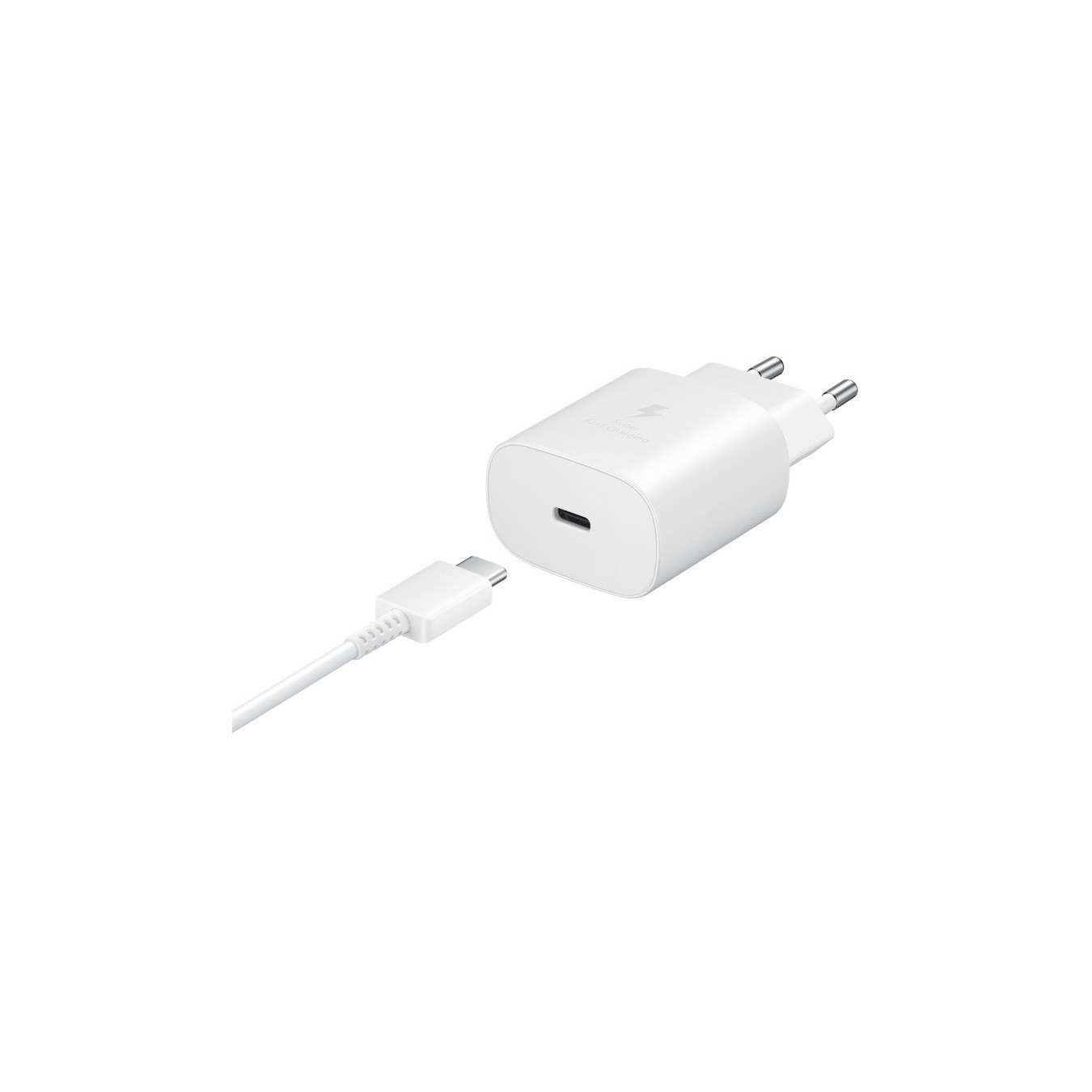 Samsung Galaxy 25W USB-C Fast Charger with 1m Cable - White OEM — Buy in Cyprus with Fast Delivery