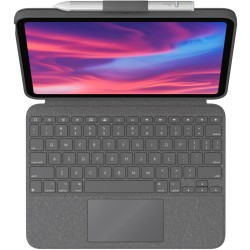 Buy Logitech Combo Touch iPad (2022) - Grey US Layout in Cyprus, Nicosia, Limassol, Larnaka, Pafos