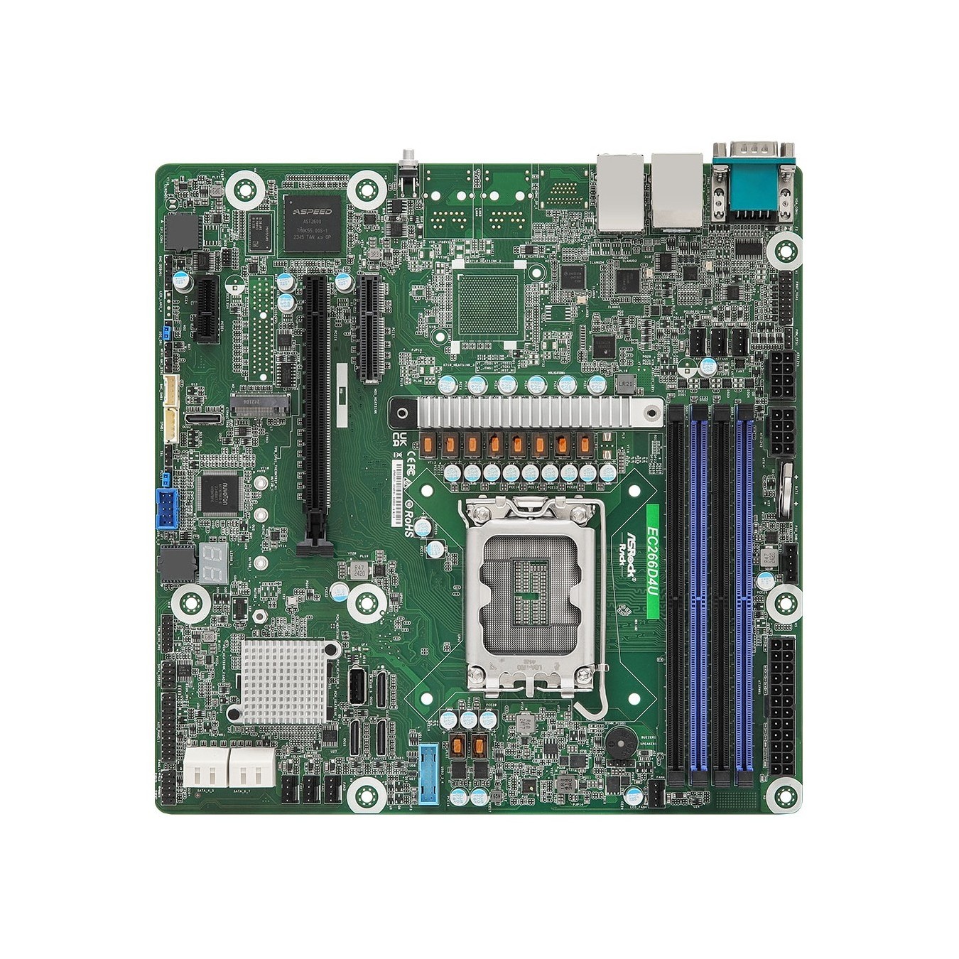ASRock Mainboard EC266D4U - Micro-ATX LGA1700 DDR5-only — Buy in Cyprus with Fast Delivery