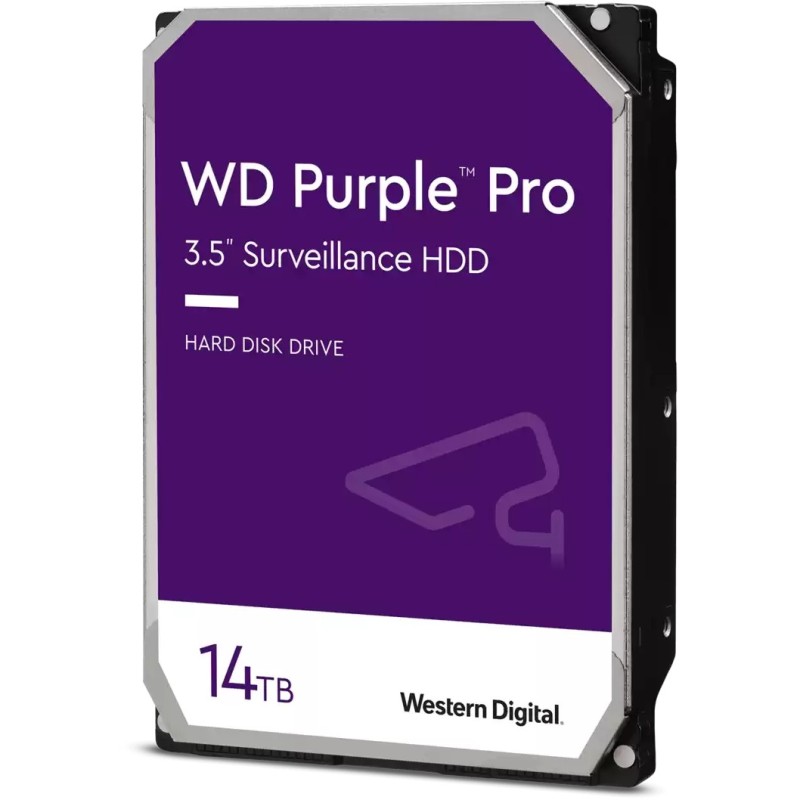 Buy WD Purple Pro 14TB - WD142PURP - Purple, 14TB, 7200 RPM, SATA 6Gb/s, 512MB C... in Cyprus, Nicosia, Limassol, Larnaka, Pafos