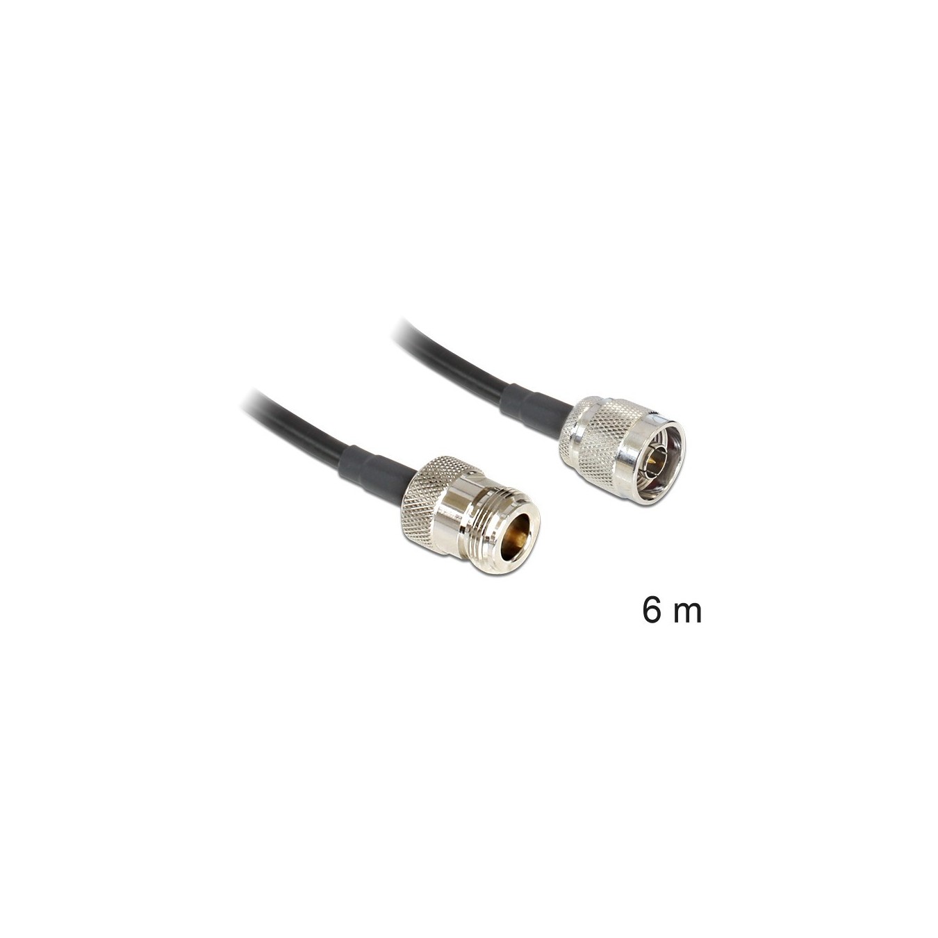 Delock N Male to N Female Antenna Cable - LMR195 - 6 m length — Buy in Cyprus with Fast Delivery