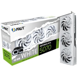 Buy RTX 5070 12GB Palit OC GDDR7 white - 5070 - (White, 12GB, GDDR7) in Cyprus, Nicosia, Limassol, Larnaka, Pafos