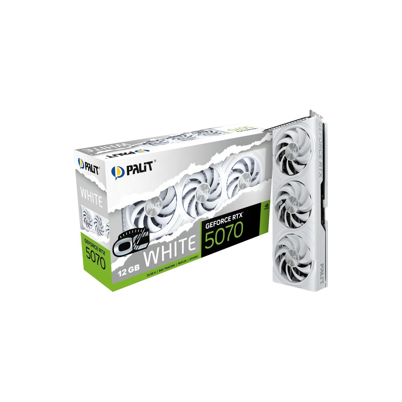 RTX 5070 12GB Palit OC GDDR7 white - 5070 - (White, 12GB, GDDR7) — Buy in Cyprus with Fast Delivery
