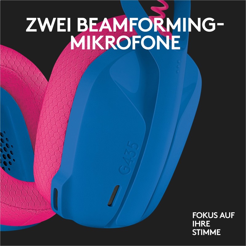 Buy LOGITECH Lightspeed G435 Headset - G435 - Dual Wireless (BT+2.4G), On-Ear, B... in Cyprus, Nicosia, Limassol, Larnaka, Pafos