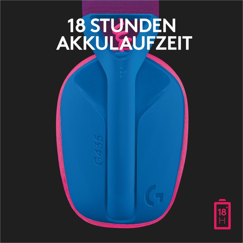 Buy LOGITECH Lightspeed G435 Headset - G435 - Dual Wireless (BT+2.4G), On-Ear, B... in Cyprus, Nicosia, Limassol, Larnaka, Pafos