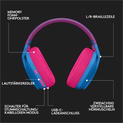 Buy LOGITECH Lightspeed G435 Headset - G435 - Dual Wireless (BT+2.4G), On-Ear, B... in Cyprus, Nicosia, Limassol, Larnaka, Pafos