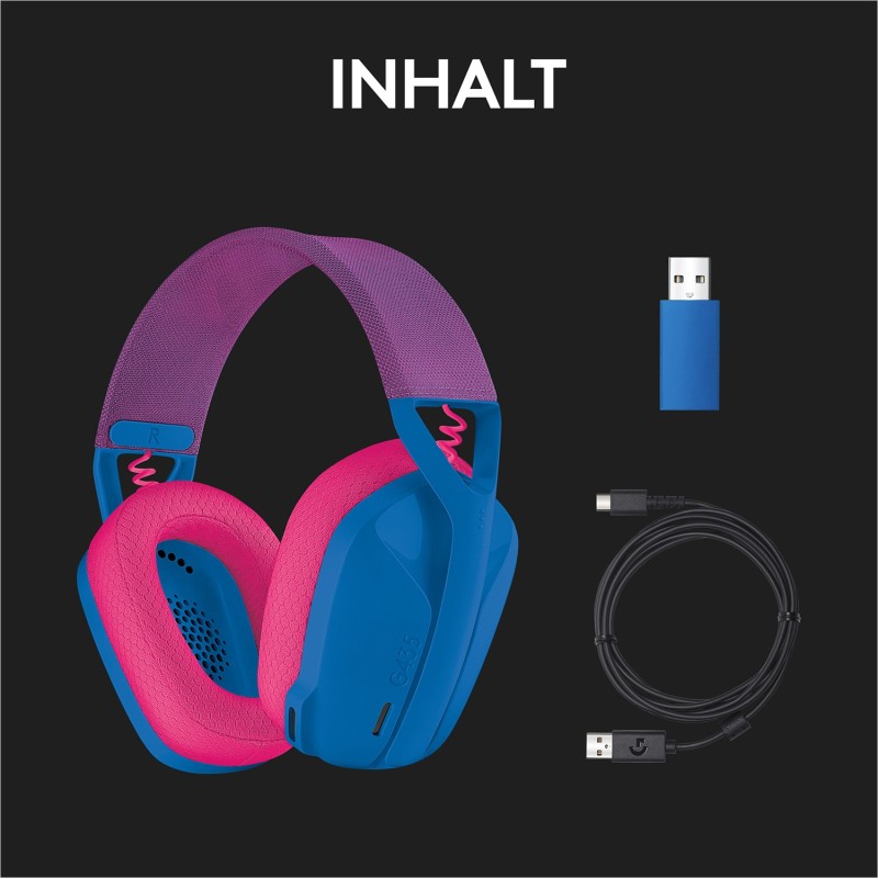 Buy LOGITECH Lightspeed G435 Headset - G435 - Dual Wireless (BT+2.4G), On-Ear, B... in Cyprus, Nicosia, Limassol, Larnaka, Pafos