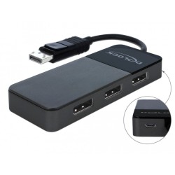Buy DELOCK DisplayPort 1.4 Splitter - 1x DP In to 3x DP Out - MST Hub in Cyprus, Nicosia, Limassol, Larnaka, Pafos