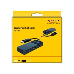 Buy DELOCK DisplayPort 1.4 Splitter - 1x DP In to 3x DP Out - MST Hub in Cyprus, Nicosia, Limassol, Larnaka, Pafos