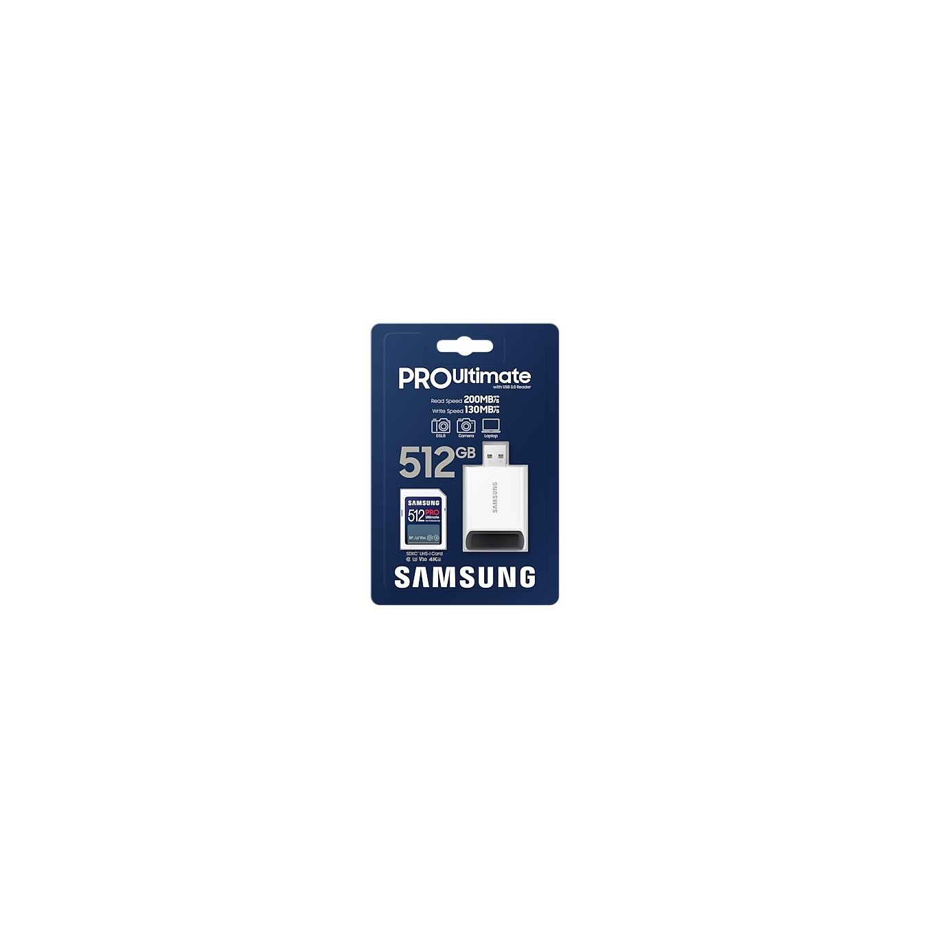 CARD Card 512GB Samsung XC PRO Ultimate (CL10) Reader - XC PRO Ultimate - 512GB SD CL10 — Buy in Cyprus with Fast Delivery