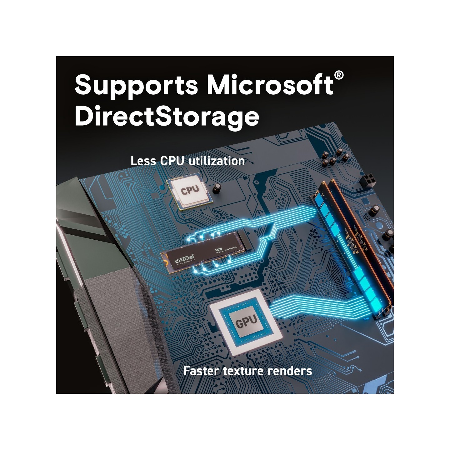 Crucial T500 2TB M.2 NVMe PCIe Gen4 x4 - CT2000T500SSD8 7400/7000 MB/s (Boxed) — Buy in Cyprus with Fast Delivery