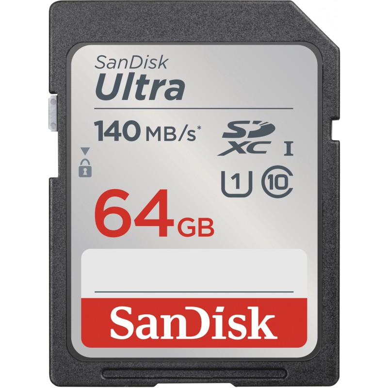 Buy SanDisk Ultra SDXC 64GB - 140MB/s in Cyprus, Nicosia, Limassol, Larnaka, Pafos