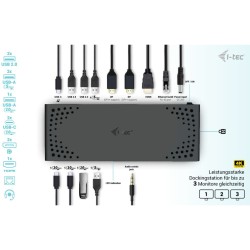 Buy D I-TEC Docking Station USB-C USB4 TB3 + PD in Cyprus, Nicosia, Limassol, Larnaka, Pafos