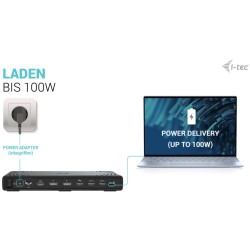 Buy D I-TEC Docking Station USB-C USB4 TB3 + PD in Cyprus, Nicosia, Limassol, Larnaka, Pafos