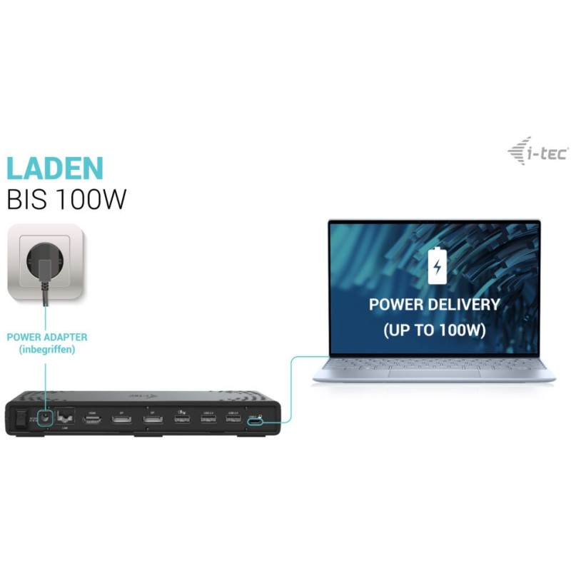 Buy D I-TEC Docking Station USB-C USB4 TB3 + PD in Cyprus, Nicosia, Limassol, Larnaka, Pafos