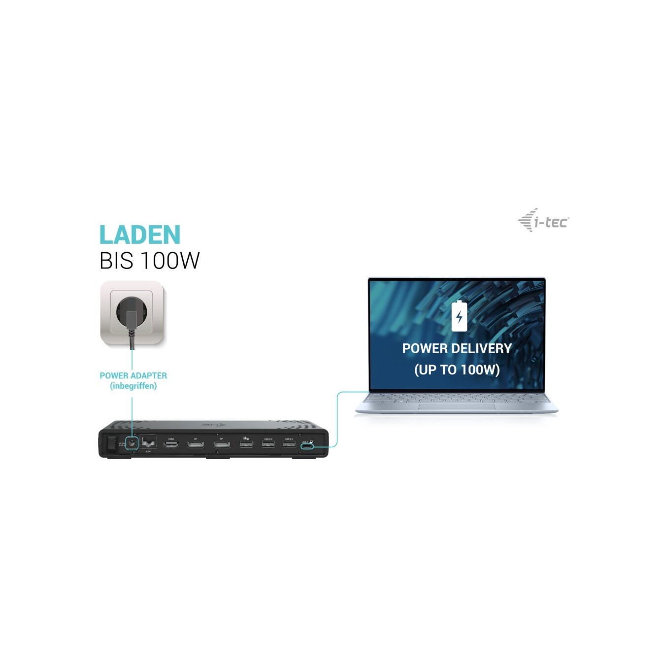 D I-TEC Docking Station USB-C USB4 TB3 + PD — Buy in Cyprus with Fast Delivery
