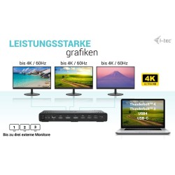 Buy D I-TEC Docking Station USB-C USB4 TB3 + PD in Cyprus, Nicosia, Limassol, Larnaka, Pafos