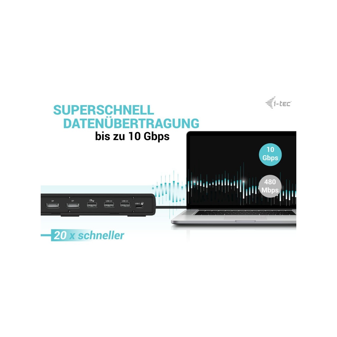 D I-TEC Docking Station USB-C USB4 TB3 + PD — Buy in Cyprus with Fast Delivery