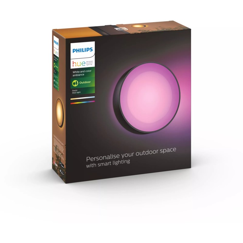 Buy Philips Hue White & Color Ambiance Daylo Wall Lamp - RGB, Dimmable, Zigbee in Cyprus, Nicosia, Limassol, Larnaka, Pafos