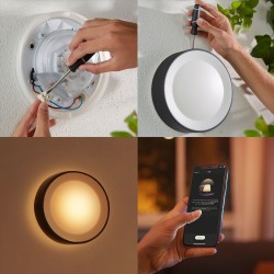 Buy Philips Hue White & Color Ambiance Daylo Wall Lamp - RGB, Dimmable, Zigbee in Cyprus, Nicosia, Limassol, Larnaka, Pafos