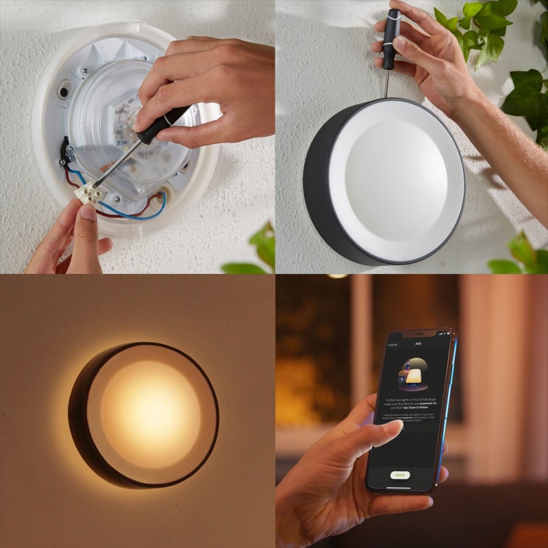 Buy Philips Hue White & Color Ambiance Daylo Wall Lamp - RGB, Dimmable, Zigbee in Cyprus, Nicosia, Limassol, Larnaka, Pafos