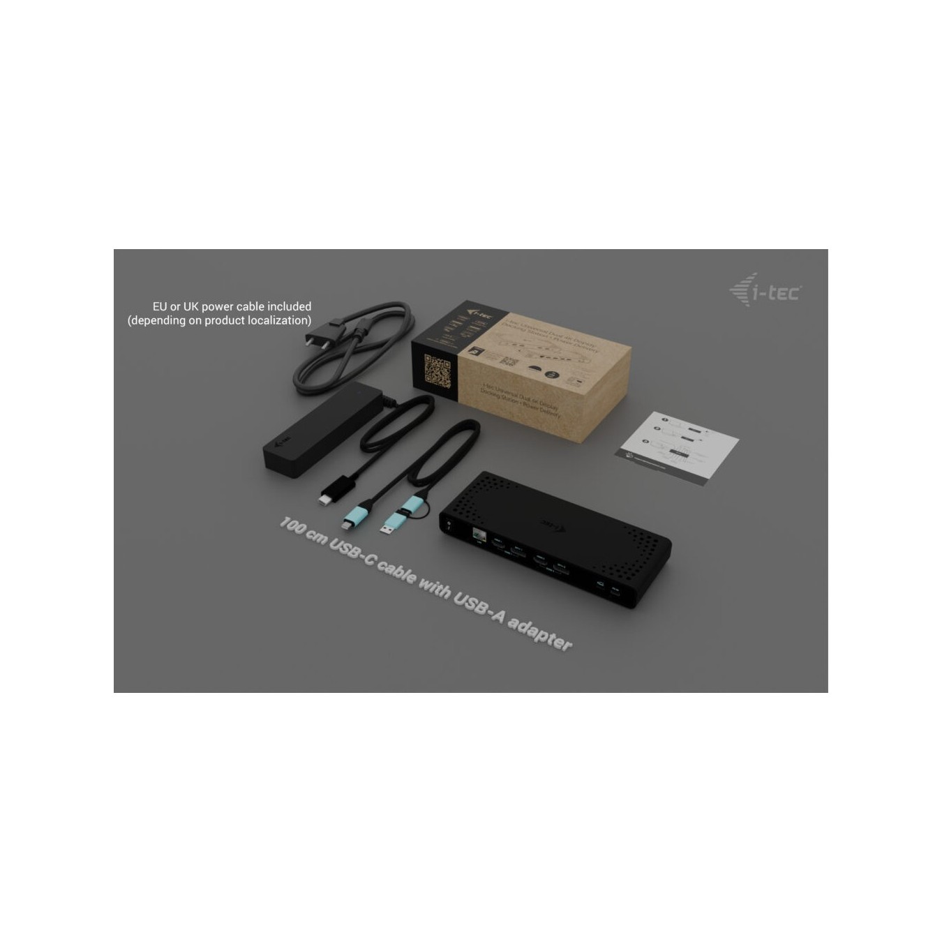 I-TEC UNIVERSAL DUAL 4K DOCK PD - Dual 4K60 Output — Buy in Cyprus with Fast Delivery