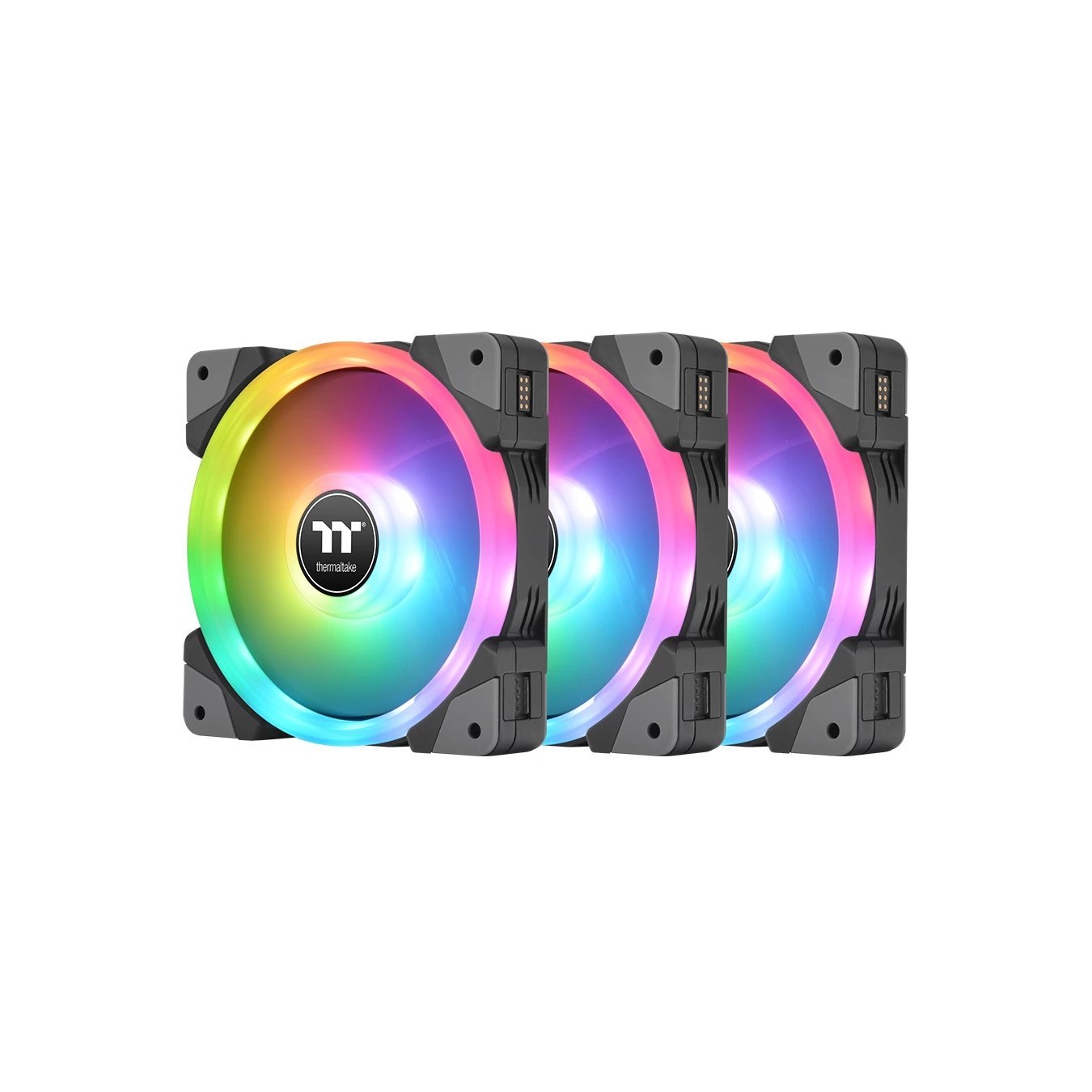 Thermaltake SWAFAN EX14 RGB PC Cooling Fan TT Premium Edition 3 Pack - EX14 - 140mm ARGB PWM Fans