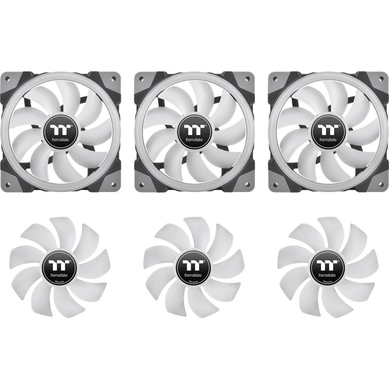 Buy Thermaltake SWAFAN EX14 RGB PC Cooling Fan TT Premium Edition 3 Pack - EX14 ... in Cyprus, Nicosia, Limassol, Larnaka, Pafos