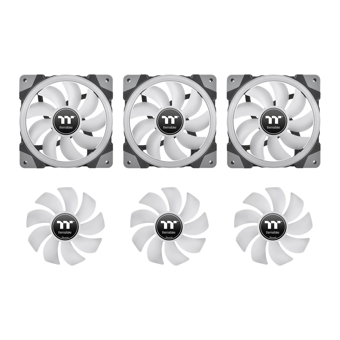 Thermaltake SWAFAN EX14 RGB PC Cooling Fan TT Premium Edition 3 Pack - EX14 - 140mm ARGB PWM Fans