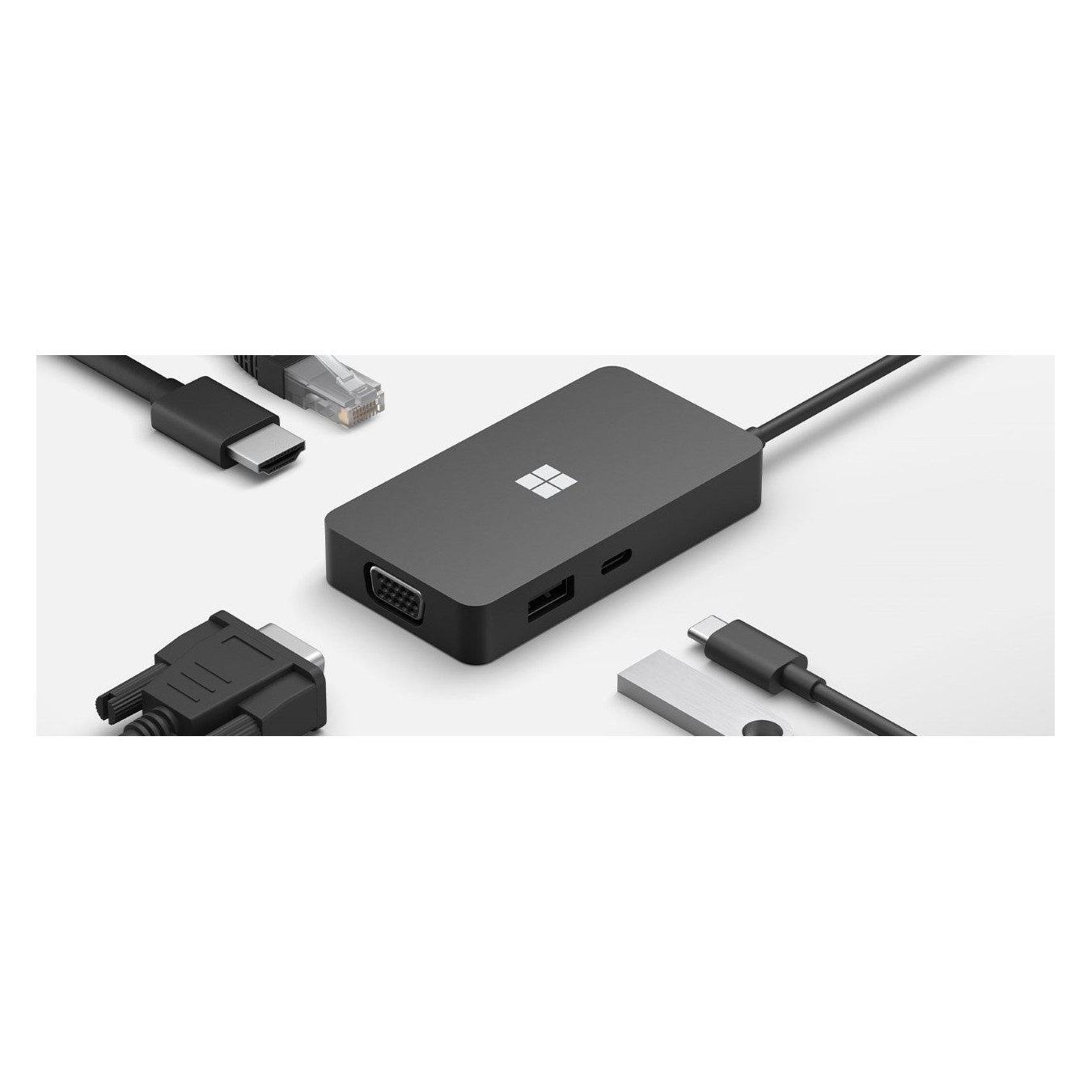 Microsoft Surface USB-C Travel Hub - 5-Port Dock with HDMI, VGA, Ethernet — Armenius Store Cyprus