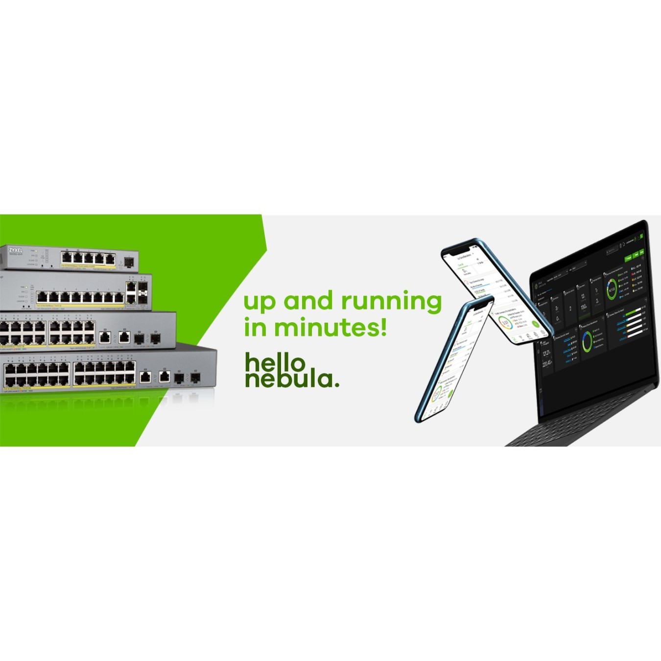 ZyXEL GS1350 RM M PoE+ - GS1350RM-M - 24-Port Gigabit Rackmount Smart Web-Managed PoE+ Switch