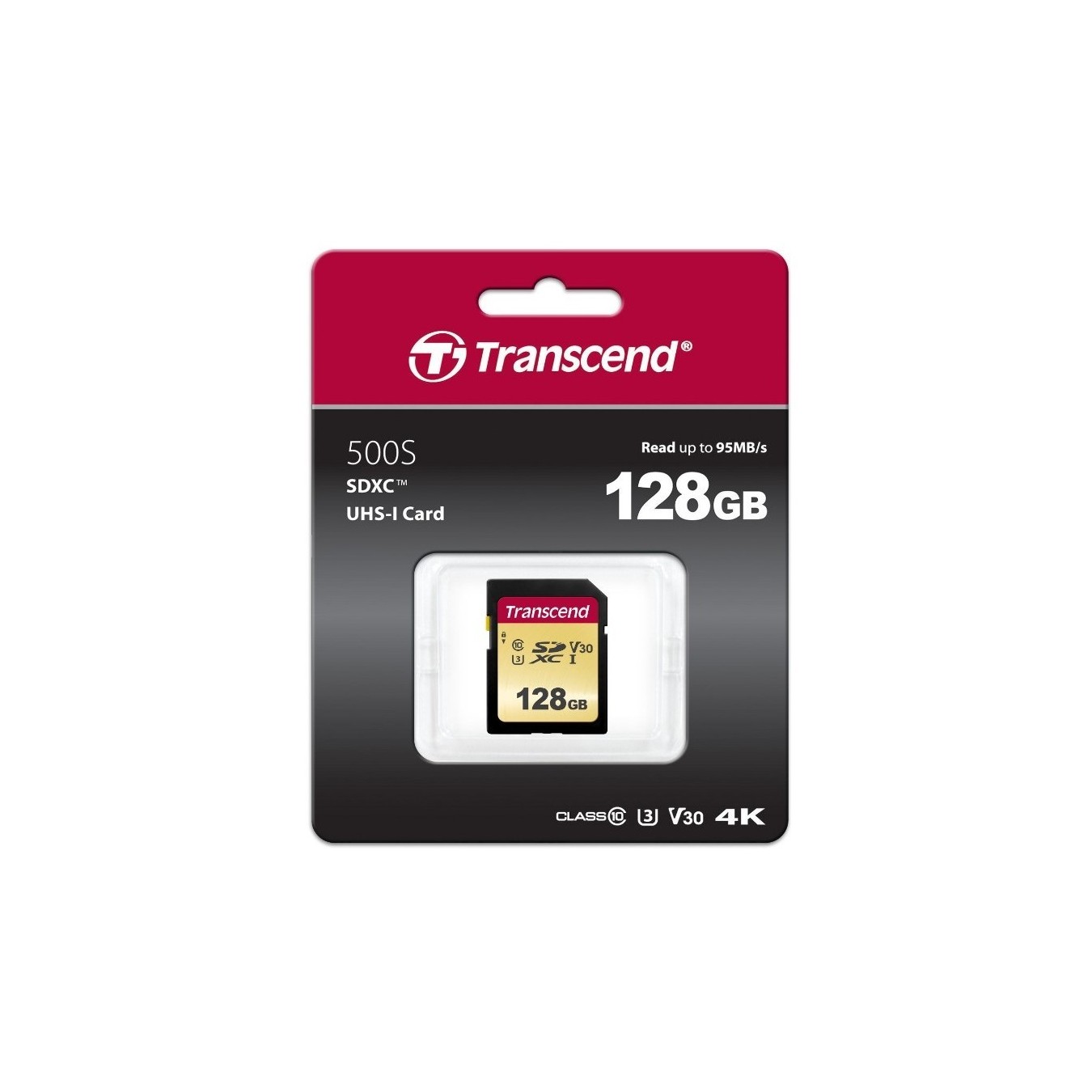Transcend Card - SDC500S - 128GB SDXC V60 — Buy in Cyprus with Fast Delivery