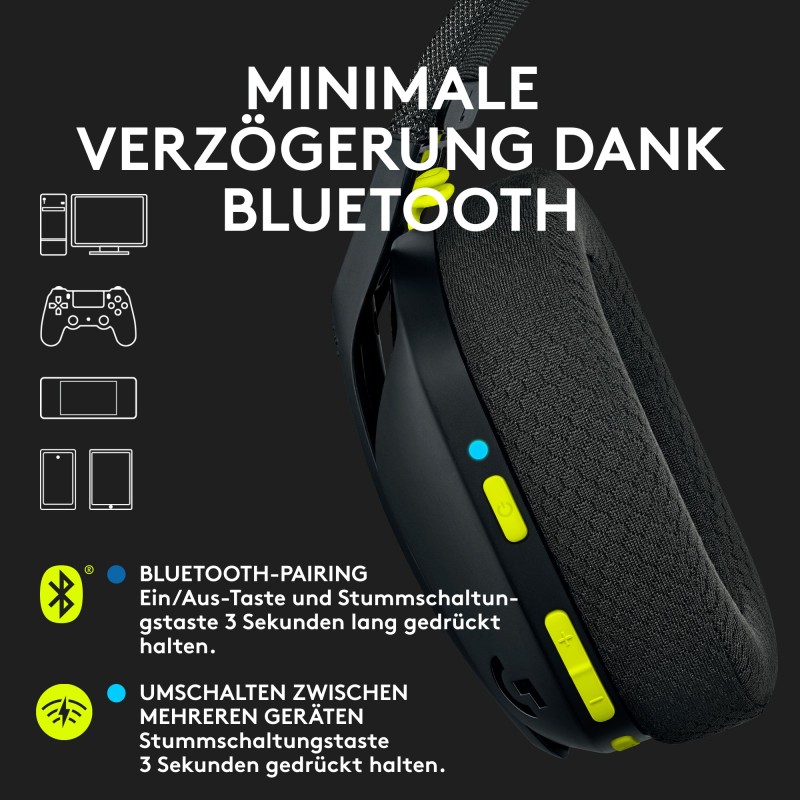 Buy Logitech G435 Gaming Headset - G435 - On-ear, Fabric Earcups, Stereo, Multi-... in Cyprus, Nicosia, Limassol, Larnaka, Pafos