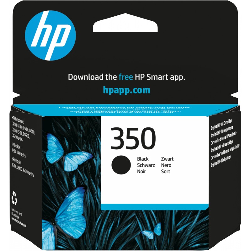Buy HP 350 Ink Cartridge - CB335EE - Black, Original, 200-page yield, 1-pack in Cyprus, Nicosia, Limassol, Larnaka, Pafos