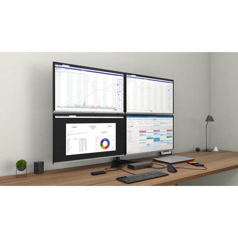 Buy D I-TEC Dockingstation Quattro Display - DisplayLink Dock, 4x Display, USB-C... in Cyprus, Nicosia, Limassol, Larnaka, Pafos