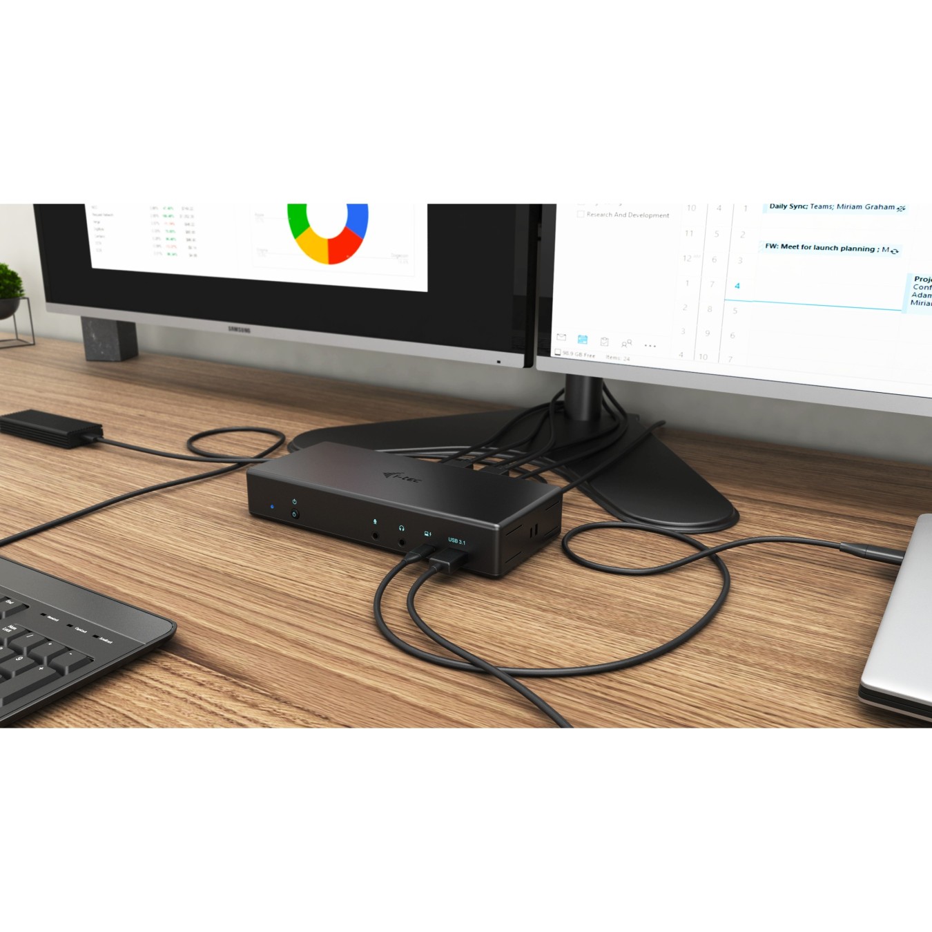 D I-TEC Dockingstation Quattro Display - DisplayLink Dock, 4x Display, USB-C Hub — Buy in Cyprus with Fast Delivery