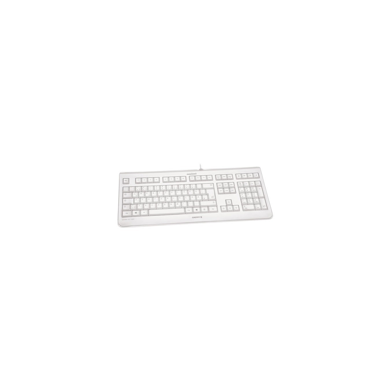 CHERRY KC 1068 - KC 1068 - Corded CH-Layout, white/gray, IP68 — Buy in Cyprus with Fast Delivery