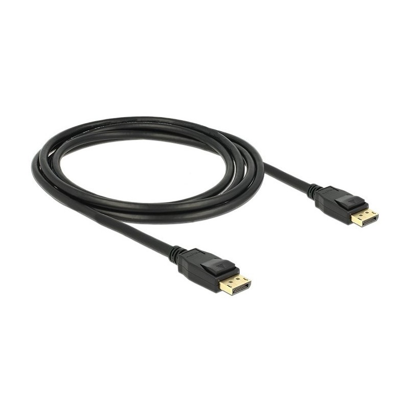 Buy DELOCK DisplayPort 1.2 Cable - 2 m - Black - 4K in Cyprus, Nicosia, Limassol, Larnaka, Pafos