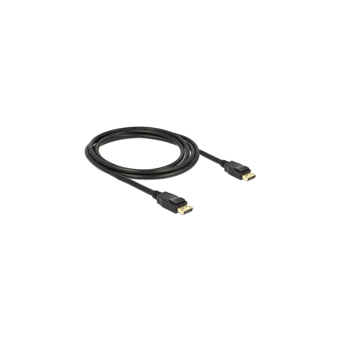 DELOCK DisplayPort 1.2 Cable - 2 m - Black - 4K — Buy in Cyprus with Fast Delivery