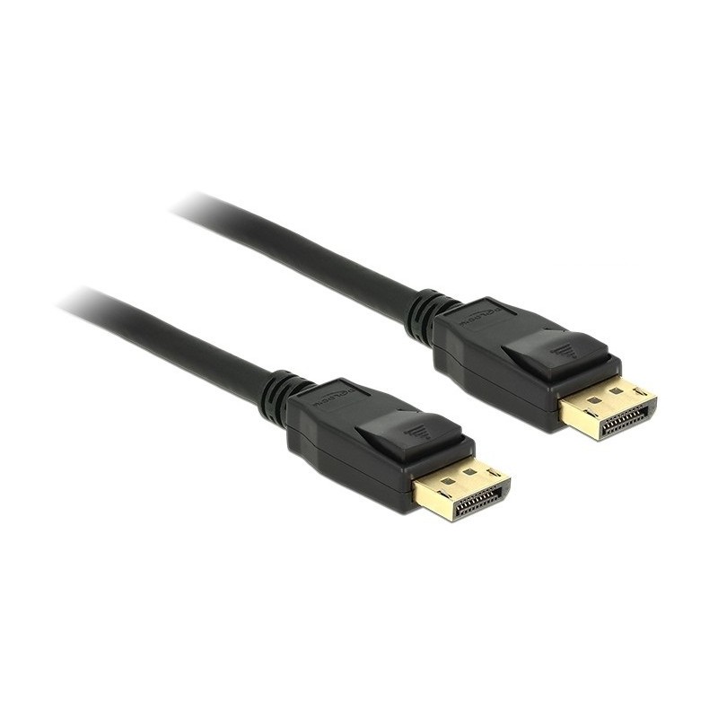 Buy DELOCK DisplayPort 1.2 Cable - 2 m - Black - 4K in Cyprus, Nicosia, Limassol, Larnaka, Pafos
