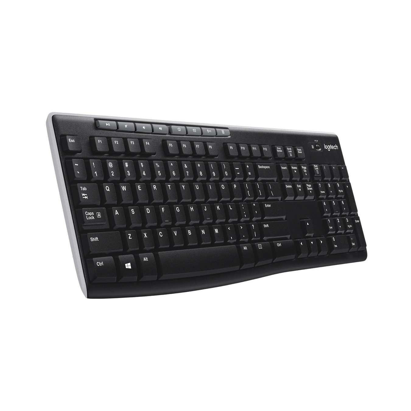 Logitech Wireless Keyboard - K270 - Wireless, 2.4 GHz, 100% Full-size, Windows — Buy in Cyprus with Fast Delivery