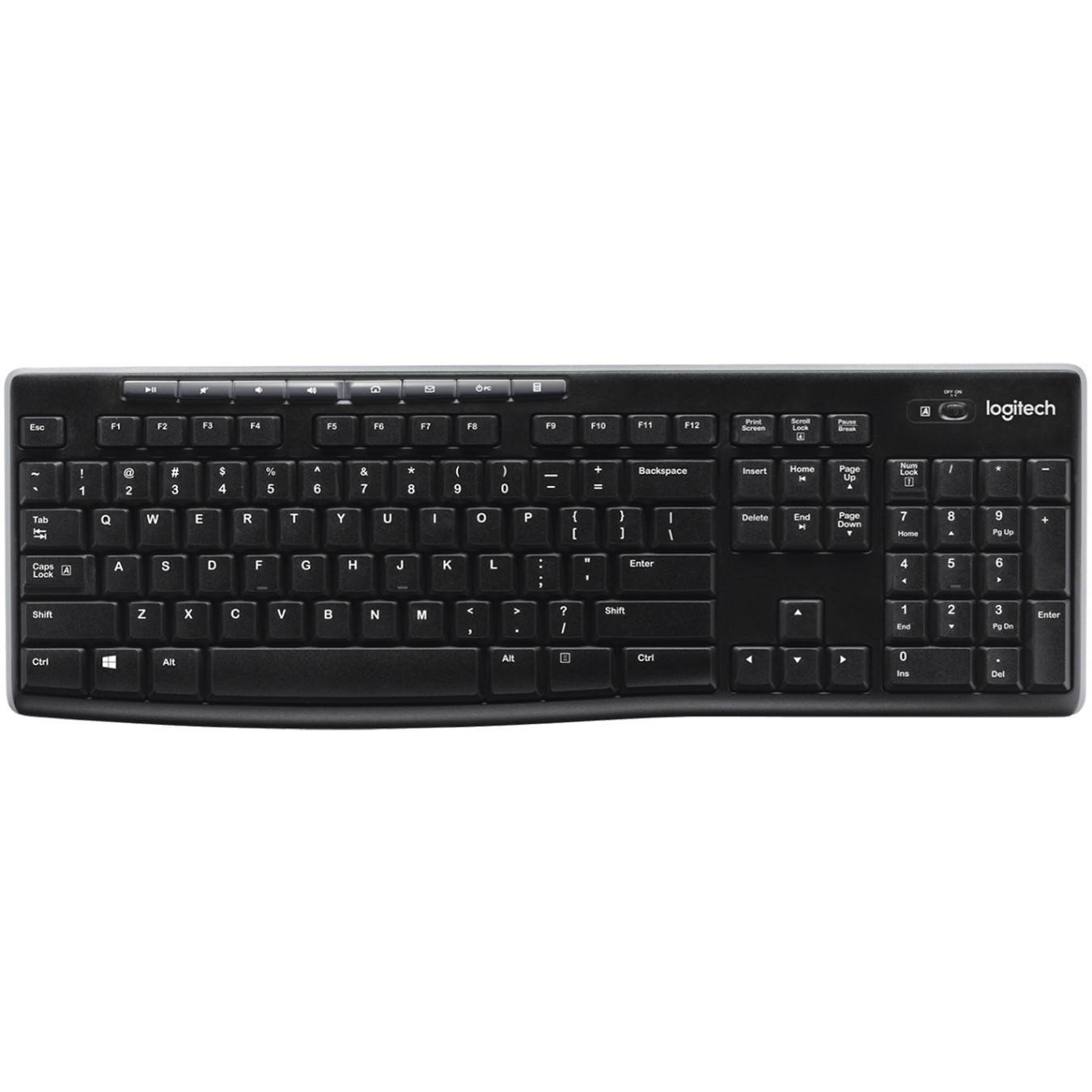 Logitech Wireless Keyboard - K270 - Wireless, 2.4 GHz, 100% Full-size, Windows — Buy in Cyprus with Fast Delivery