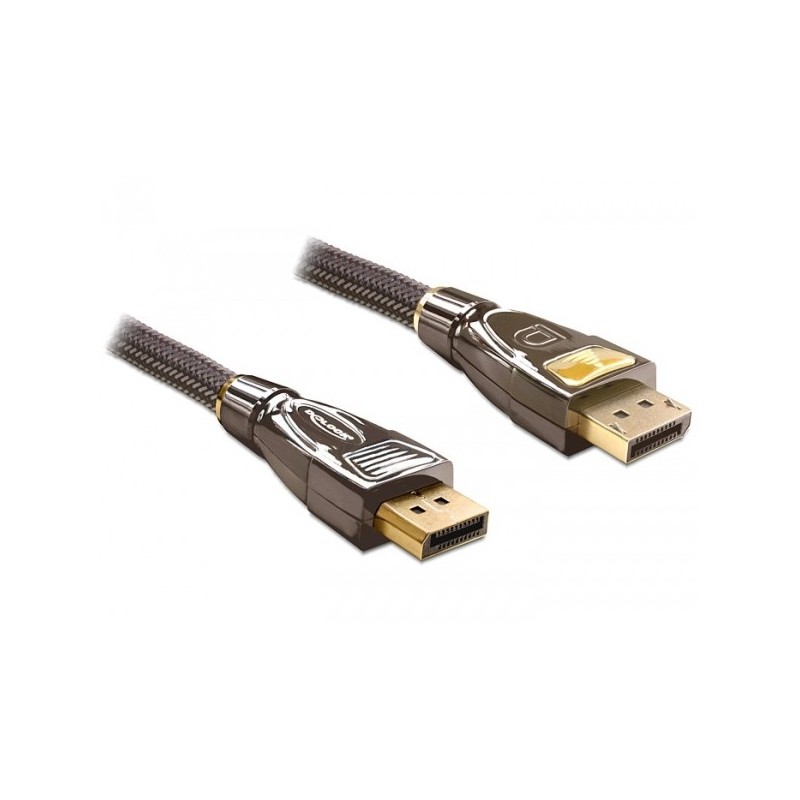 Buy DELOCK DisplayPort Cable - Premium 2m - Shielded, High-Speed in Cyprus, Nicosia, Limassol, Larnaka, Pafos