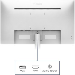 Buy Philips 60.5cm (23.8") 241V8AW - IPS panel, 23.8" display, 100Hz, HDMI, White in Cyprus, Nicosia, Limassol, Larnaka, Pafos