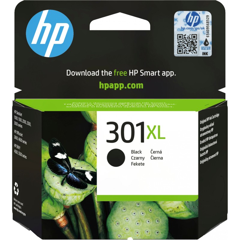Buy HP 301XL original Ink cartridge - CH563EE - Black, High Capacity (480 pages) in Cyprus, Nicosia, Limassol, Larnaka, Pafos