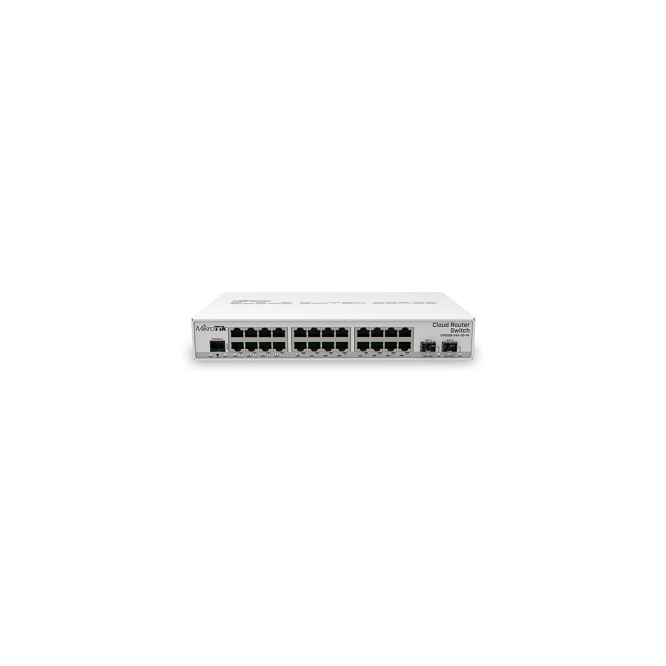 MikroTik 24-Port Gigabit Switch with 2x SFP+ - CRS326-24G-2S+IN - Rackmount, L2 Managed — Buy in Cyprus with Fast Delivery