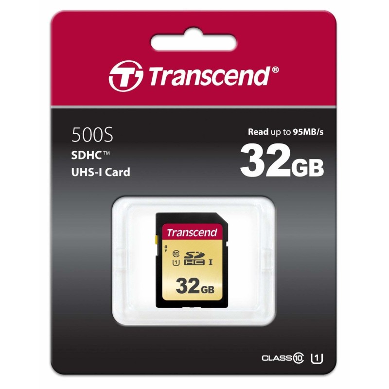 Buy Transcend SD Card 32GB SDHC - SDC500S - SD, 32GB, 60 MB/s in Cyprus, Nicosia, Limassol, Larnaka, Pafos