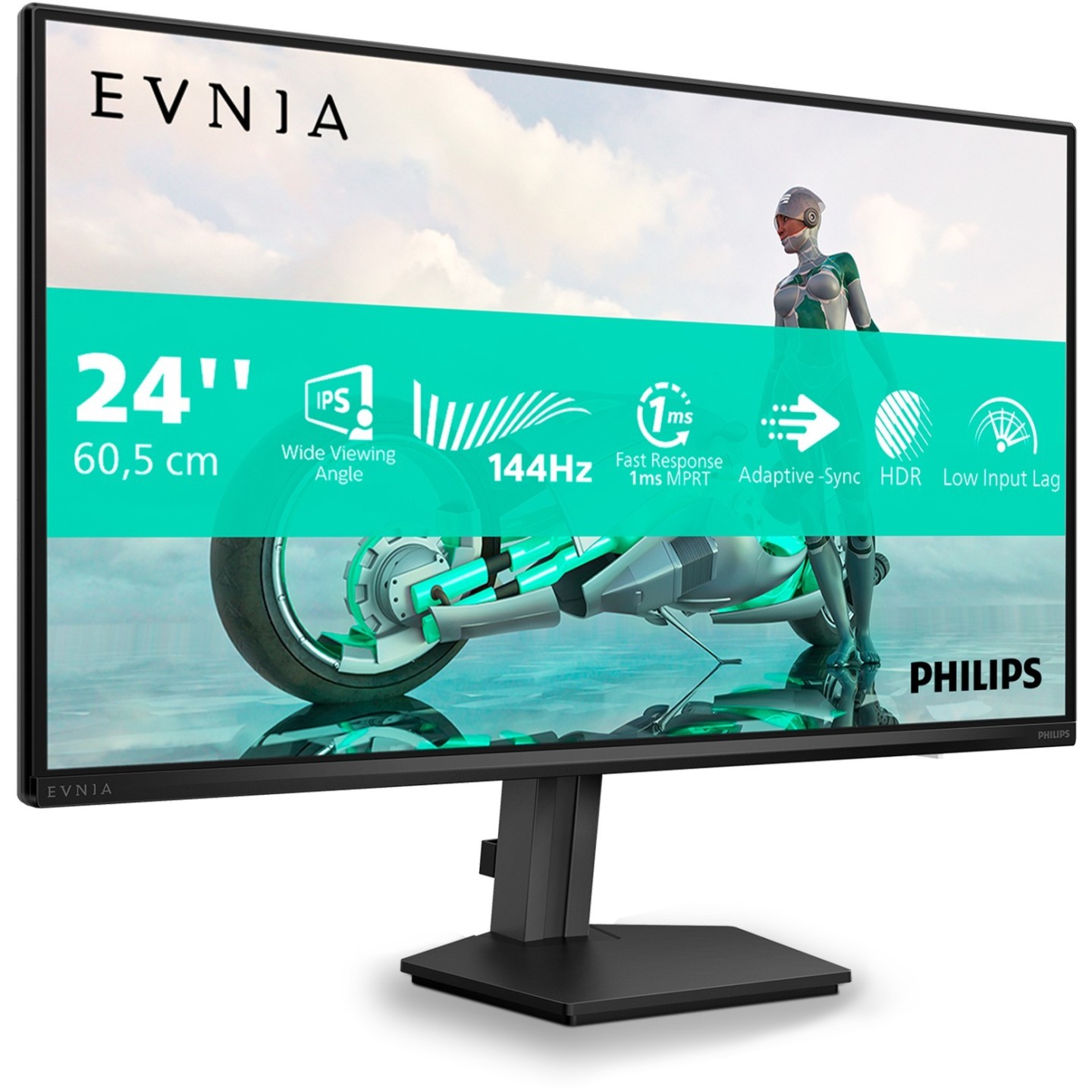 PHILIPS Evnia 24M2N3200NF 23.8" FHD 144Hz IPS 1ms HDMI DP (Boxed) — Buy in Cyprus with Fast Delivery