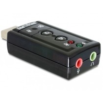 DELOCK Sound Adapter extern USB2.0 Virtual 7.1 24Bit 96kHz — Buy in Cyprus with Fast Delivery