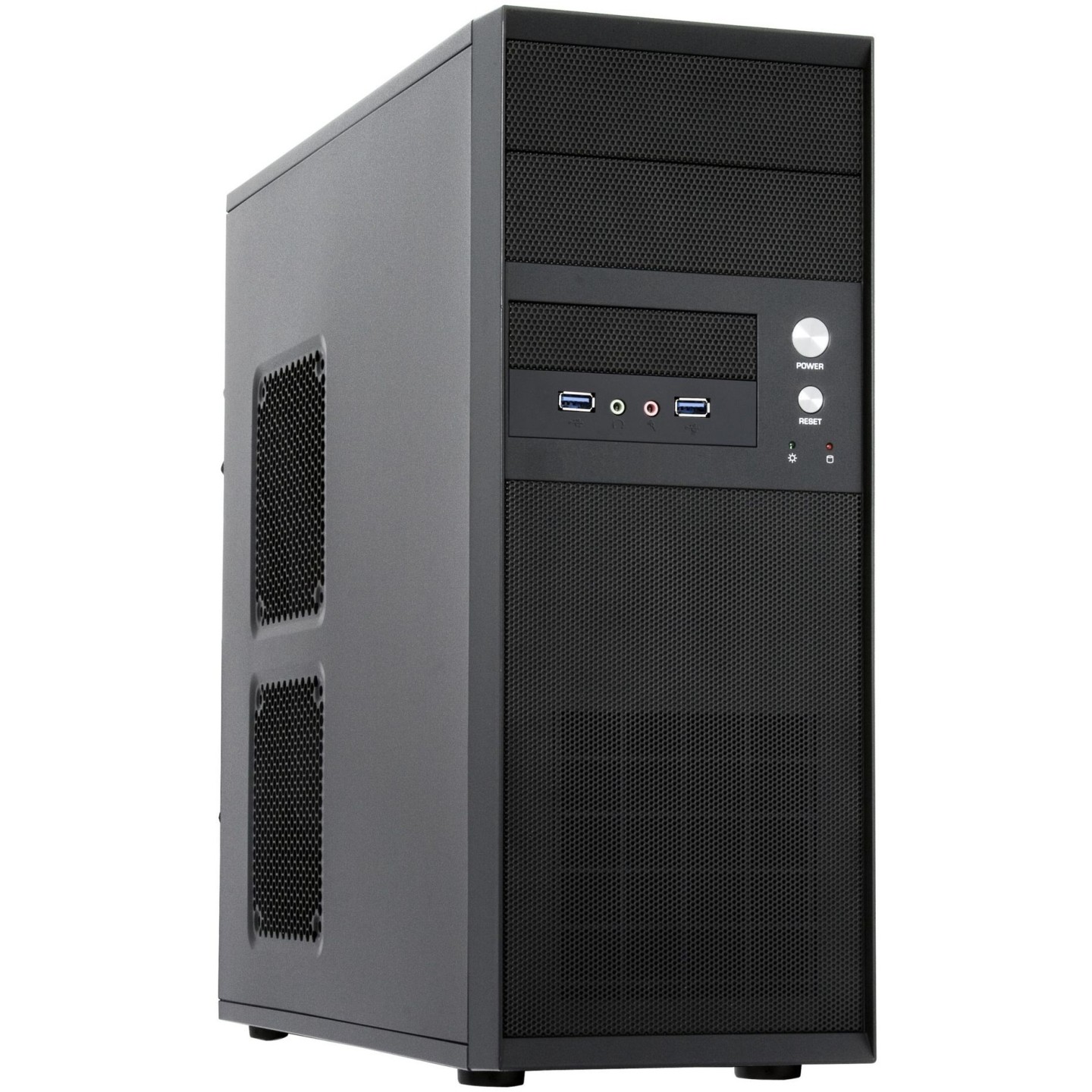 Chieftec Mesh Serie CQ-01B-U3-OP Midi Tower PC Case with Mesh Front Panel - Black (Boxed) — Buy in Cyprus with Fast Delivery